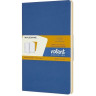 Блокнот MOLESKINE VOLANT LARGE, нелинованный, синий/желтый янтарный QP723B41M17