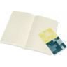 Блокнот MOLESKINE VOLANT POCKET, нелинованный, зеленый/желтый цитрон QP713K31M20